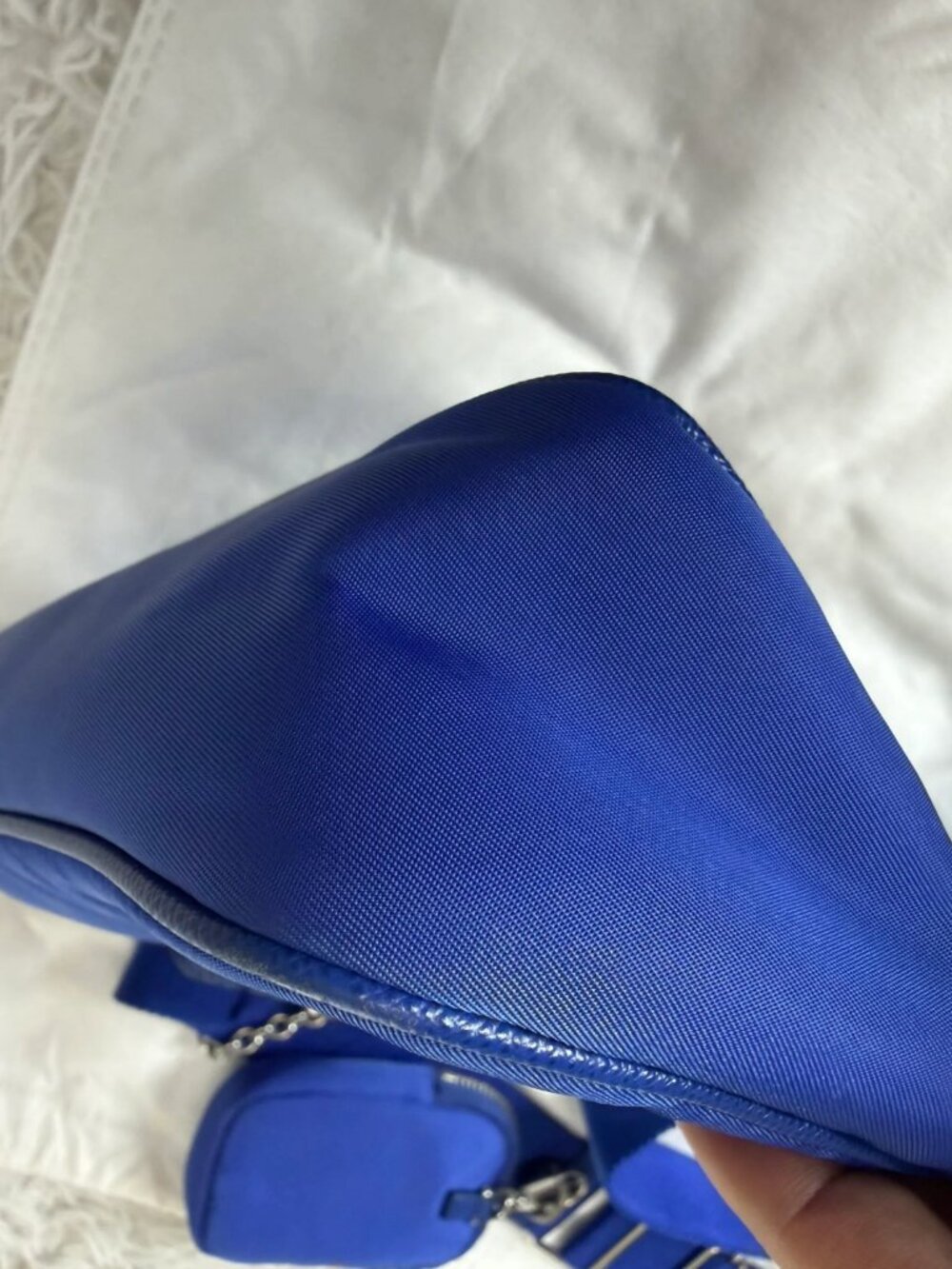 PRADA Re-Edition 2005 Shoulder Bag in Blue - Picture 7 of 15